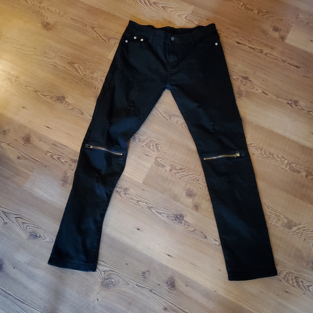 Fredd Marshall  black jeans size 16